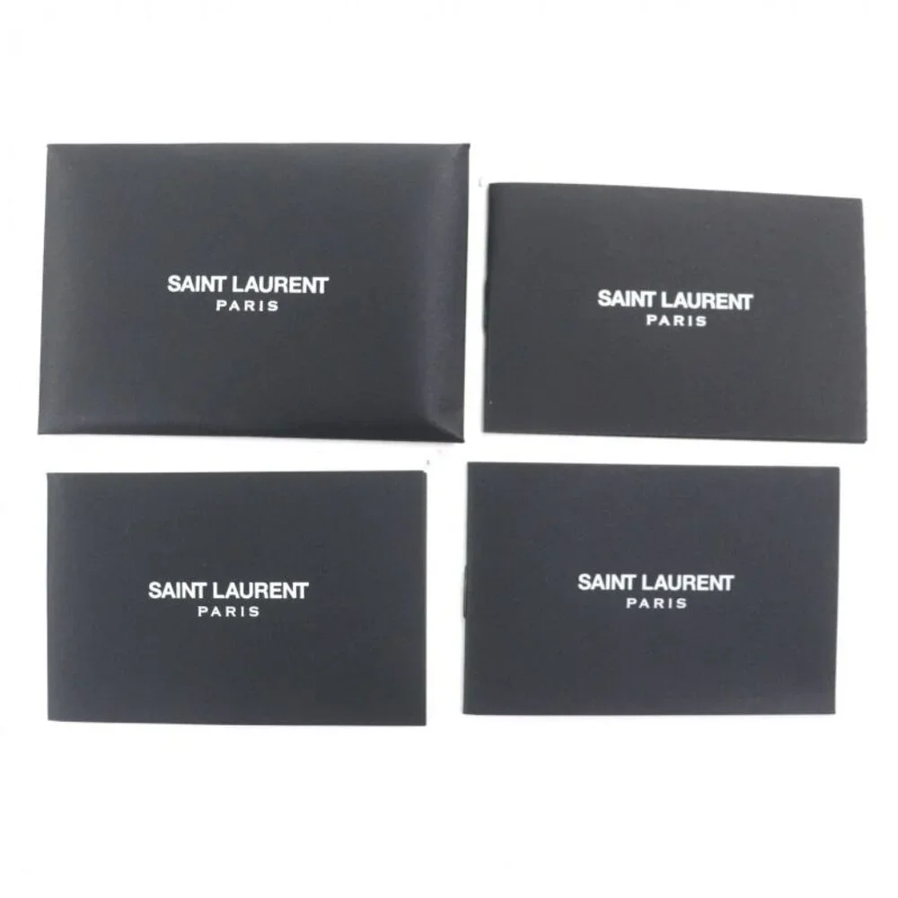 Saint Laurent Paris Nylon Embroidery Belt Bag Black